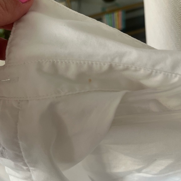 EUC Pendleton 100% Cotton Long Sleeve Button Up Ruffle Shirt, Size 14 - Picture 5 of 6